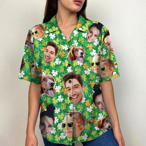 Custom Family Photo Hawaiian Shirt, Aloha Shirt, Gift For Family - Hawaiian Shirts - GoDuckee