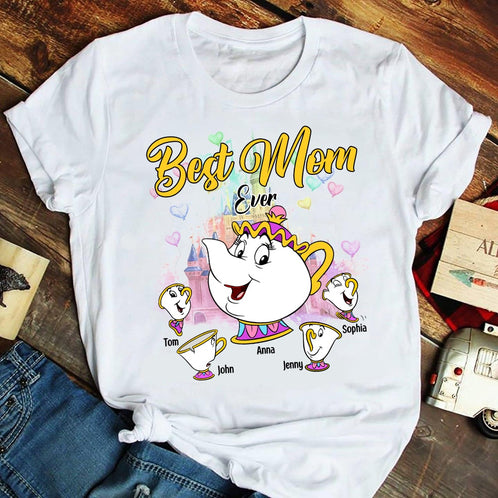 Best Mom Ever 03NTTN060223 Personalized Mom Shirt - Shirts - GoDuckee