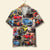 Custom Hot Rod Photo Hawaiian Shirt, Magazine Pattern - Hawaiian Shirts - GoDuckee