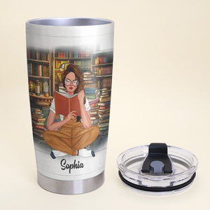 How Out Of Control Is Your To-Be-Read Pile Personalized Book Tumbler Cup Gift For Book Lovers - Tumbler Cup - GoDuckee