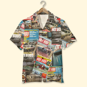 Custom Drag Racing Car Photo Shirt, Gift For Racing Lovers - Hawaiian Shirts - GoDuckee