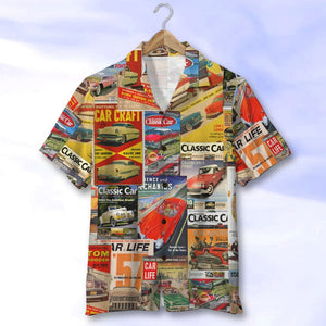 Classic Car Hawaiian Shirt, Aloha Shirt, Gift For Car Lovers - Hawaiian Shirts - GoDuckee