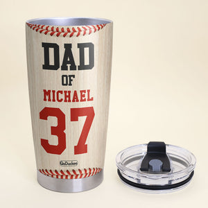 Personalized Baseball Player Tumbler - How Is It Possible - Baseball Player Back View - Tumbler Cup - GoDuckee