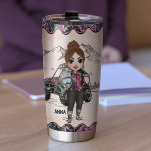 Personalized UTV Racing Girl Tumbler - Some Girls Like The Finer Things Glitter Gold & Shine - Tumbler Cup - GoDuckee