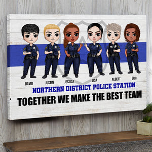 Personalized Police Team Poster - We Make The Best Team - Poster & Canvas - GoDuckee