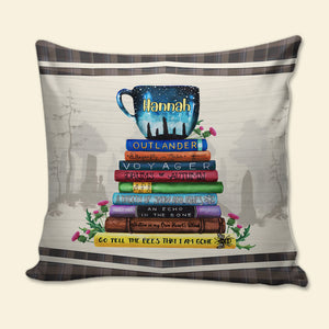 Outlander Bookstack Go Tell The Bees - Personalized Pillow - Gift for Fans - Pillow - GoDuckee