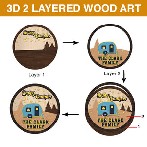 Baseball Play Hardball To Win Personalized 3D 2-Layered Wood Art - Wood Sign - GoDuckee