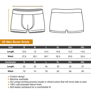 Loyal Background - Custom Photo Couple Boxer Briefs Underwear - Boxer Briefs - GoDuckee