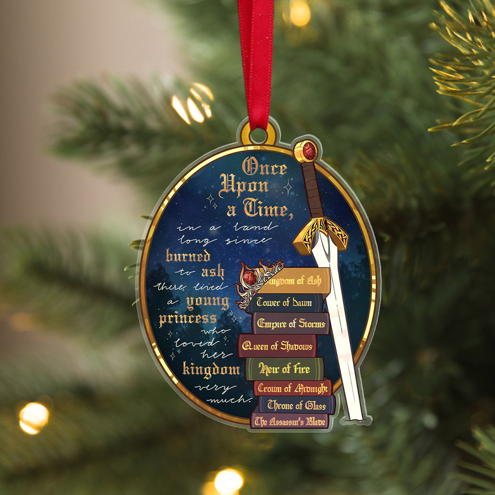 Personalized Book Ornament, Christmas Tree Decor - Ornament - GoDuckee