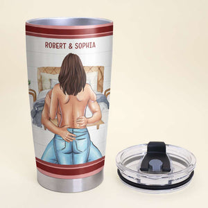 Without The Wetness Of Love Naughty Couple Personalized Tumbler - Tumbler Cup - GoDuckee