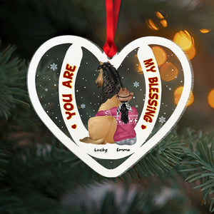 You Are My Blessing Horse Personalized Acrylic Ornament, Christmas Gift - Ornament - GoDuckee