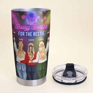 Boozy Bestie Drink Here Or There Drink Everywhere, Personalized Tumbler - Tumbler Cup - GoDuckee