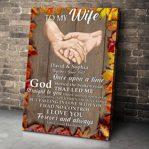 I Love You Forever And Always Personalized Canvas Printed, Gift For Couple - Poster & Canvas - GoDuckee