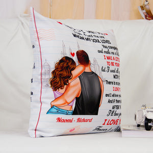 The Day I Met You, I Have Found The One Whom My Soul Loves, Personalized Pillow, Gift For Couple, Partner - Pillow - GoDuckee