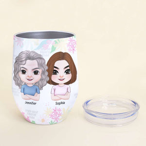 Say Out Loud I'm Your Favorite Child, Personalized Wine Tumbler, Mom And Favorite Child Tumbler, Mother's Day, Birthday Gift For Mom - Wine Tumbler - GoDuckee