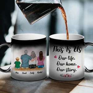 Family This Is Us - Personalized Magic Mug - Magic Mug - GoDuckee
