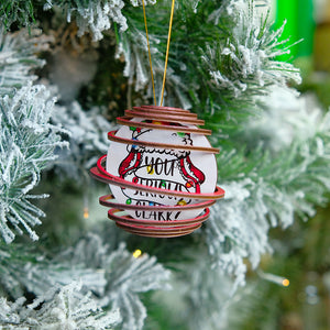 Merry Christmas Shitter's Full Personalized Personalized 3d Dual Spiral Ornament - Ornament - GoDuckee