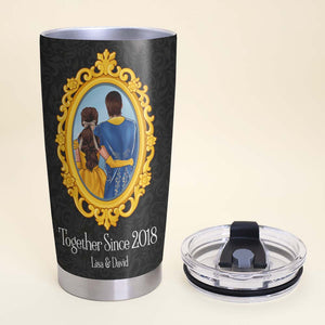 Couple Love Doesn't Have To Be Perfect, Personalized Tumbler - Tumbler Cup - GoDuckee