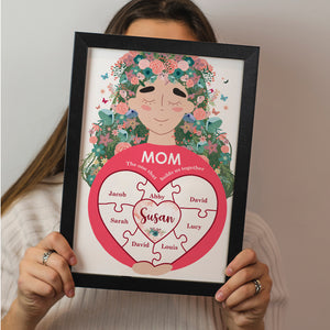 Personalized Mother's Day Canvas Print - Mom The One That Holds Us Together MOM2104 - Poster & Canvas - GoDuckee