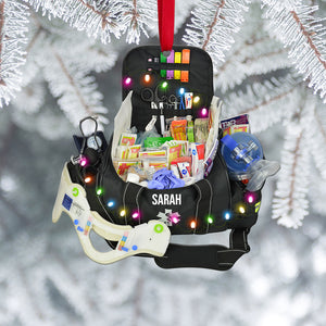 EMT Bag- Personalized Christmas Ornament- Best Gift For EMT Workers - Ornament - GoDuckee