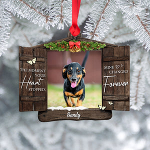 Personalized Dog Wood Ornament, Christmas Gift, Upload Image - Ornament - GoDuckee