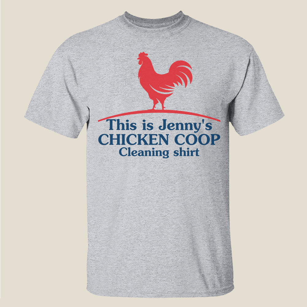 This is Chicken Coop Cleaning Shirt Personalized Farming Shirt Gift For Farmer - Shirts - GoDuckee