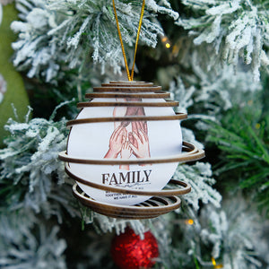 Together We Have It All, Personalized Family 3D Dual Spiral Ornament, Christmas Tree Decor FML0511 - Ornament - GoDuckee