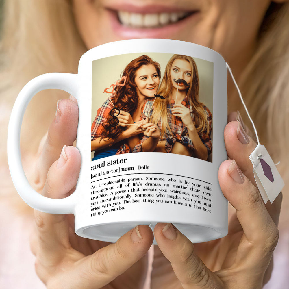 Soul Sister An Irreplacable Person - Personalized Mug - Christmas