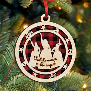 Include Women In The Sequel - Schuyler Sisters Ornament - Christmas Gift for Sister - Ornament - GoDuckee
