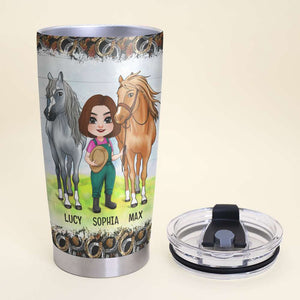 I Used To Have Money, Personalized Tumbler, Gift For Horse Lover - Tumbler Cup - GoDuckee