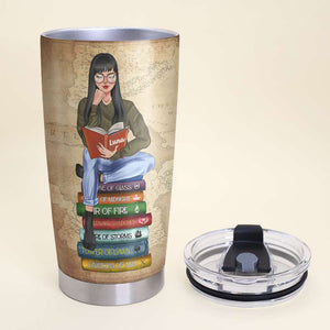 Throne of Glass - Personalized Reading Girl Tumbler Cup - We Are The Thirteen - Sarah J. Maas - Tumbler Cup - GoDuckee