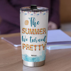 The Summer We Turned Pretty Personalized Tumbler Cup, Gift For Couple - Tumbler Cup - GoDuckee