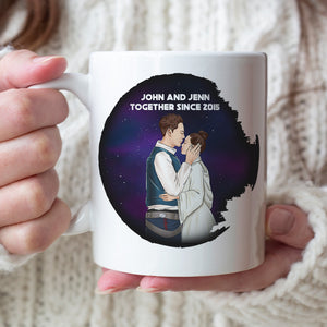 Couple Happy Valentine Day 01QHQN261222TM White Mug - Coffee Mug - GoDuckee