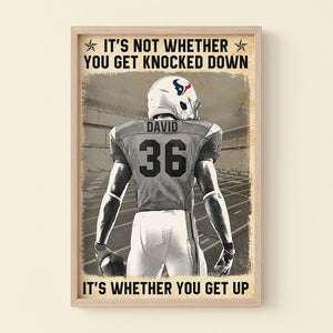 American Football, 01qhqn131222 Personalized Canvas Print - Poster & Canvas - GoDuckee