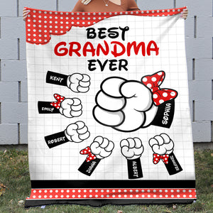 Grandma Personalized Blanket 04QHQN050423 - Blanket - GoDuckee