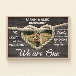 We Cannot Come Undone Together, Personalized Couple Poster & Canvas - Poster & Canvas - GoDuckee