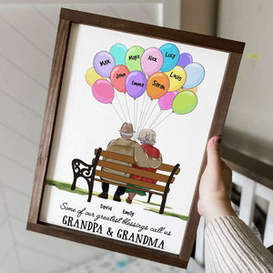 Some Of Our Greatest Blessings Call Us, Old Couple Canvas Poster - Poster & Canvas - GoDuckee