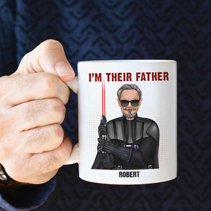 Dad Coffee Mug With Personalized Kids' Birth Coffee Mug 01qhqn120423tm - Coffee Mug - GoDuckee
