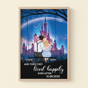 And Then They Love Happily Personalized Canvas Print, Couple Gift-1QHLH010323 - Poster & Canvas - GoDuckee