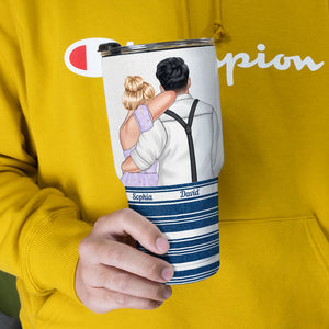 I Don't Mind If We Take Our Time, Personalized Tumbler, Gifts For Couple - Drinkware - GoDuckee