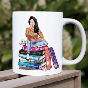 Book Girl DR-WHM-03HUHN180123TM Personalized Mug - Coffee Mug - GoDuckee