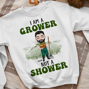 I Am A Grower Not A Shower- Gift For Farmers -Personalized Shirt- Farmer Shirt - Shirts - GoDuckee