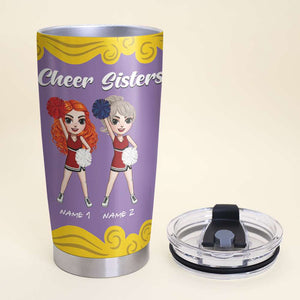 Personalized Cheerleading Tumbler - I'll Be There To Catch You If You Fall - Tumbler Cup - GoDuckee