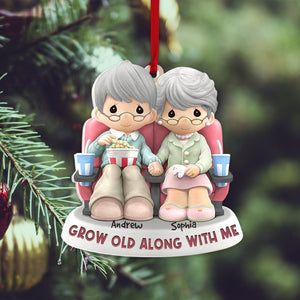 Grow Old Along With Me Personalized Movie Old Couple Ornament, Christmas Gift - Ornament - GoDuckee