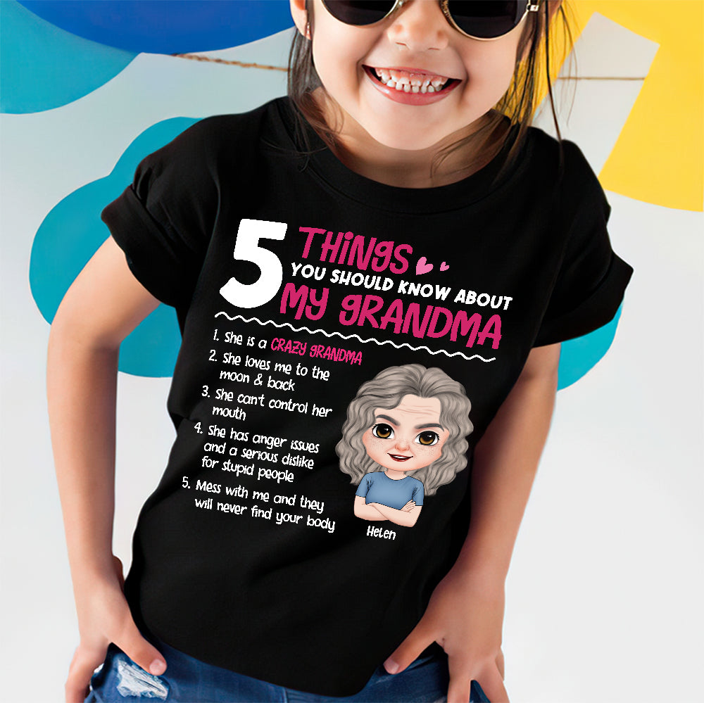 5 Things You Should Know, Personalized Shirt, Gift For Grandkids - Shirts - GoDuckee