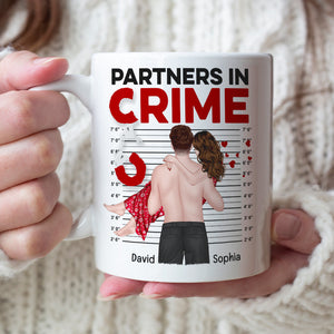 Sexy Partners In Crime - Dirty, Kinky, Just Plain Wrong - Personalized Mug, Valentine's Gift For Couple - Coffee Mug - GoDuckee