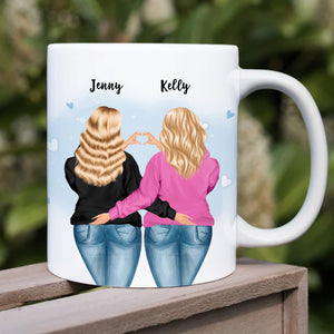 Twin Sisters, Gift For Siblings, Personalized Mug, Twin Siblings Mug - Coffee Mug - GoDuckee