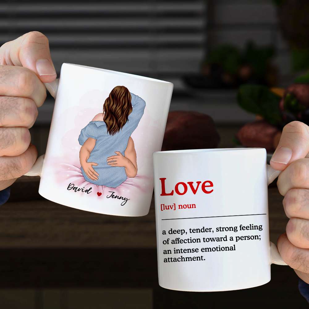 Personalized Couple Mug, Definition Of Love, Gift For Couple - Coffee Mug - GoDuckee