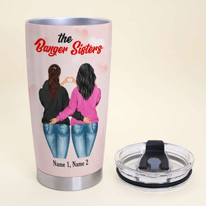 Personalized Friends Tumbler - To My Best Friend Thank You For Being My Ride - Hoodies Friends, Bestie Girl, Banger Sisters - Tumbler Cup - GoDuckee