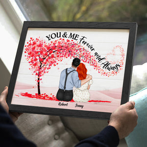You And Me - Forever And Always, Personalized Couple Poster, Gift For Couples - Poster & Canvas - GoDuckee